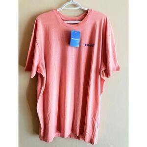 Columbia PFG Gear  Men’s SS T-shirt (Alabama) Coral XXL NWT